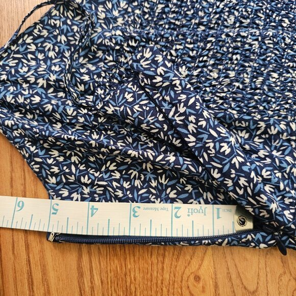 Old Navy Blue Floral A-Line Cami Sundress Dress SP - Picture 9 of 14